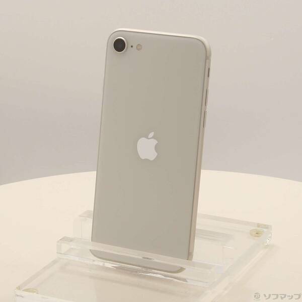 【中古】Apple(アップル) iPhone SE 第3世代 128GB スターライト MMYG3J／A SIMフリー 【371-ud】