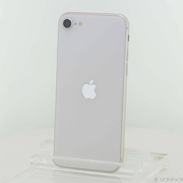 【中古】Apple(アップル) iPhone SE 第3世代 64GB スターライト MMYD3J／A SIMフリー 【276-ud】