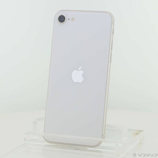 【中古】Apple(アップル) iPhone SE 第3世代 128GB スターライト MMYG3J／A SIMフリー 【305-ud】