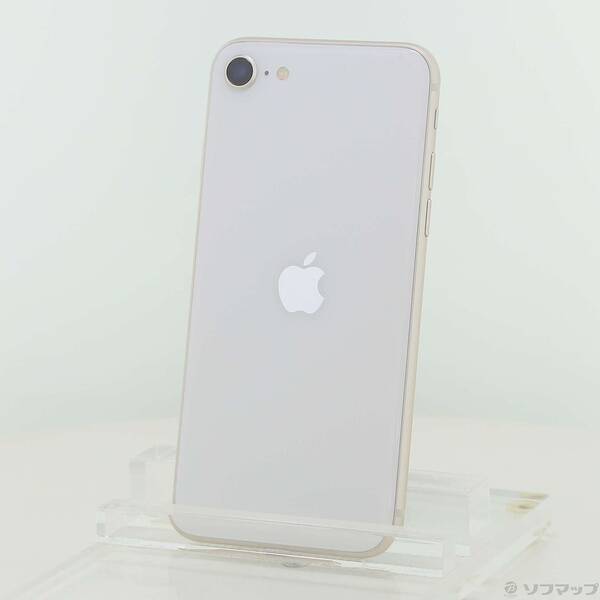 【中古】Apple(アップル) iPhone SE 第3世代 128GB スターライト MMYG3J／A SIMフリー 【196-ud】