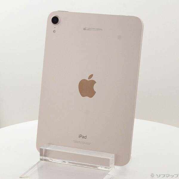 【中古】Apple(アップル) iPad mini 第6時人 64GB サクラ色 MLWL3J／A Wi-Fi 【305-ud】