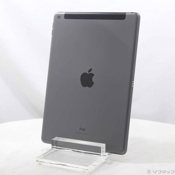 【中古】Apple(アップル) iPad 第9時人 64GB あき場所薄墨色 MK473J／A SoftBank鍵を掛ける取りけすSIM無償性 【295-ud】