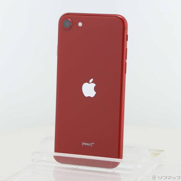 【中古】Apple(アップル) iPhone SE 第3世代 64GB プロダクトレッド MMYE3J／A SIMフリー 【258-ud】