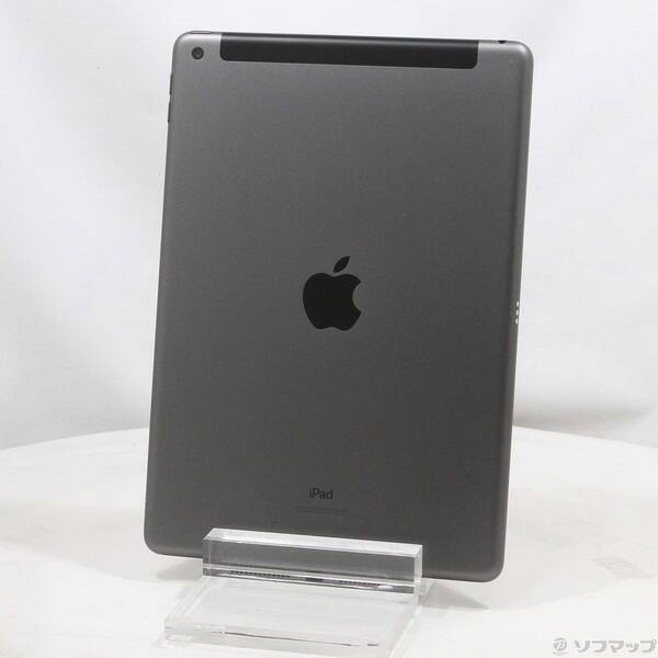 【中古】Apple(アップル) iPad 第9時人 64GB あき場所薄墨色 MK473J／A SoftBank鍵を掛ける取りけすSIM無償性 【258-ud】