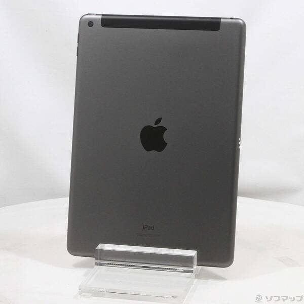 【中古】Apple(アップル) iPad 第9時人 64GB あき場所薄墨色 MK473J／A SoftBank鍵を掛ける取りけすSIM無償性 【258-ud】