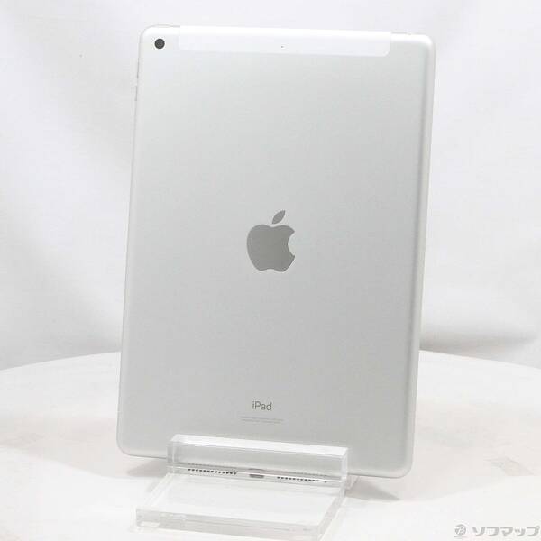 【中古】Apple(アップル) iPad 第9時人 64GB しろがね色 MK493J／A SoftBank鍵を掛ける取りけすSIM無償性 【258-ud】
