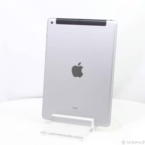 【中古】Apple(アップル) iPad 第6世代 32GB スペースグレイ MR6N2J／A SoftBank 【305-ud】