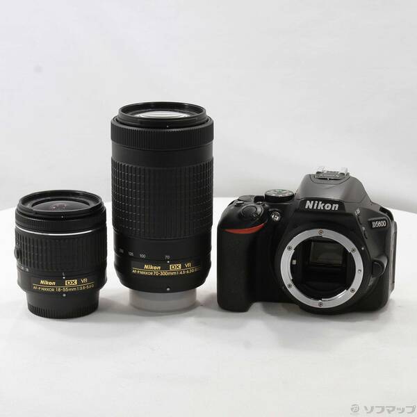 【中古】Nikon(ニコン) NIKON D5600 ダブルズームキット 黒いこと 【297-ud】