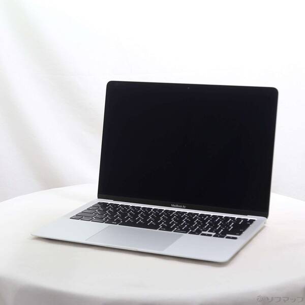 【中古】Apple(アップル) MacBook Air 13.3-inch Late-2020 MGN93J／A Apple M1 8コアCPU_7コアGPU 8GB SSD256GB シルバー 〔14.7 Sonoma〕 【371-ud】