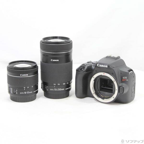 【中古】Canon(キヤノン) EOS Kiss X10 ダブルズームキット ブラック 【352-ud】