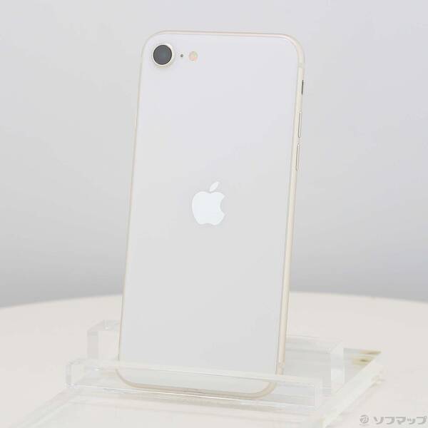 【中古】Apple(アップル) iPhone SE 第3世代 128GB スターライト MMYG3J／A SIMフリー 【297-ud】