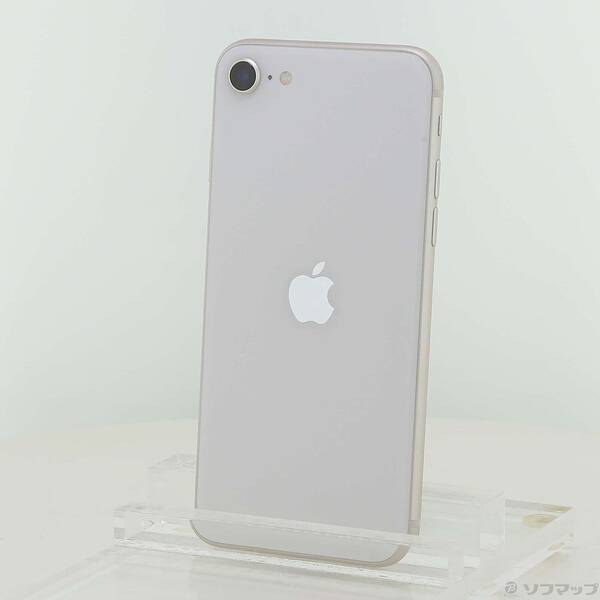 【中古】Apple(アップル) iPhone SE 第3世代 64GB スターライト MMYD3J／A SIMフリー 【352-ud】
