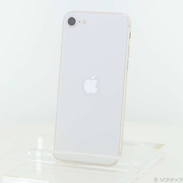 【中古】Apple(アップル) iPhone SE 第3世代 64GB スターライト MMYD3J／A SIMフリー 【251-ud】