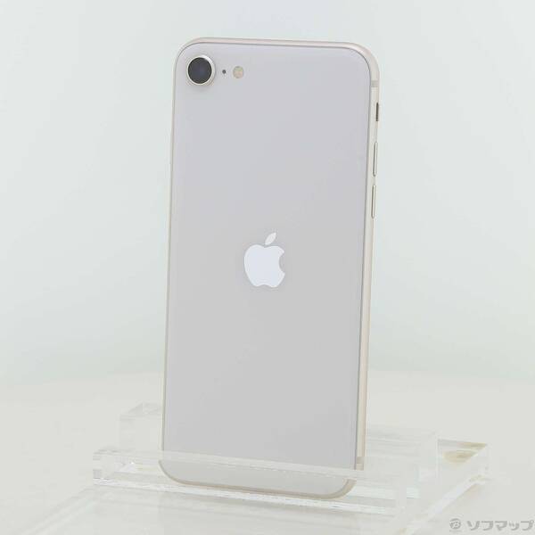【中古】Apple(アップル) iPhone SE 第3世代 64GB スターライト MMYD3J／A SIMフリー 【262-ud】