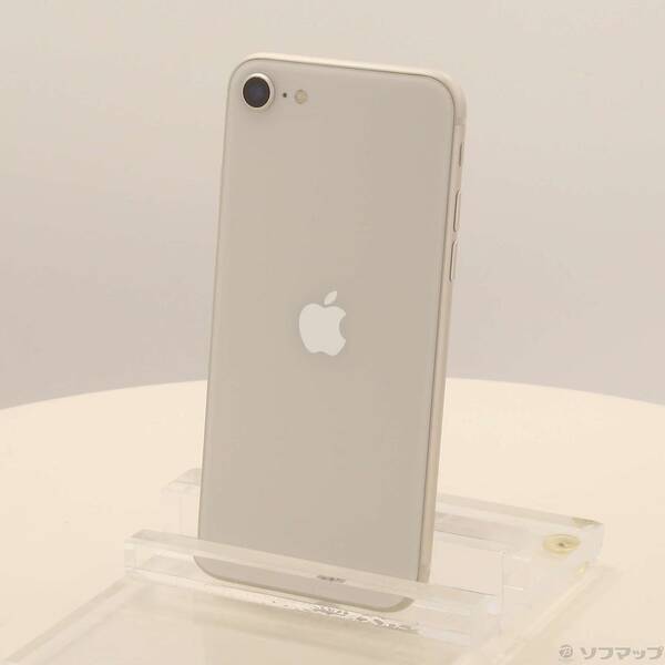 【中古】Apple(アップル) iPhone SE 第3世代 64GB スターライト MMYD3J／A SIMフリー 【269-ud】