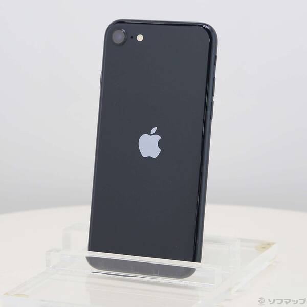 【中古】Apple(アップル) iPhone SE 第3世代 64GB ミッドナイト MMYC3J／A SIMフリー 【196-ud】