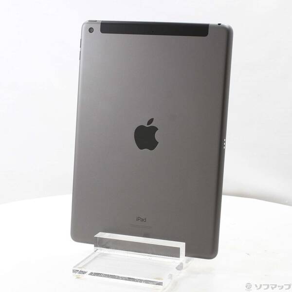 【中古】Apple(アップル) iPad 第9時人 64GB あき場所薄墨色 MK473J／A SoftBank鍵を掛ける取りけすSIM無償性 【377-ud】