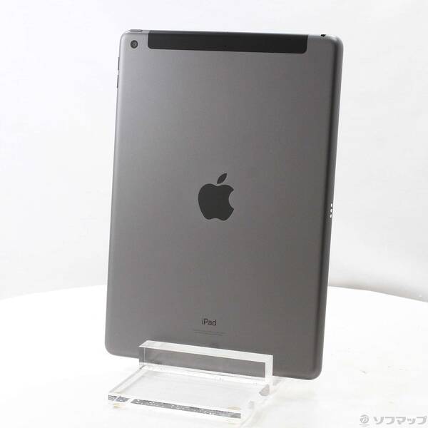 【中古】Apple(アップル) iPad 第9時人 64GB あき場所薄墨色 MK473J／A SoftBank鍵を掛ける取りけすSIM無償性 【251-ud】