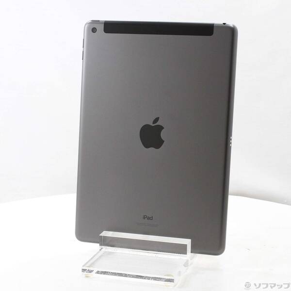 【中古】Apple(アップル) iPad 第9時人 64GB あき場所薄墨色 MK473J／A SoftBank鍵を掛ける取りけすSIM無償性 【276-ud】