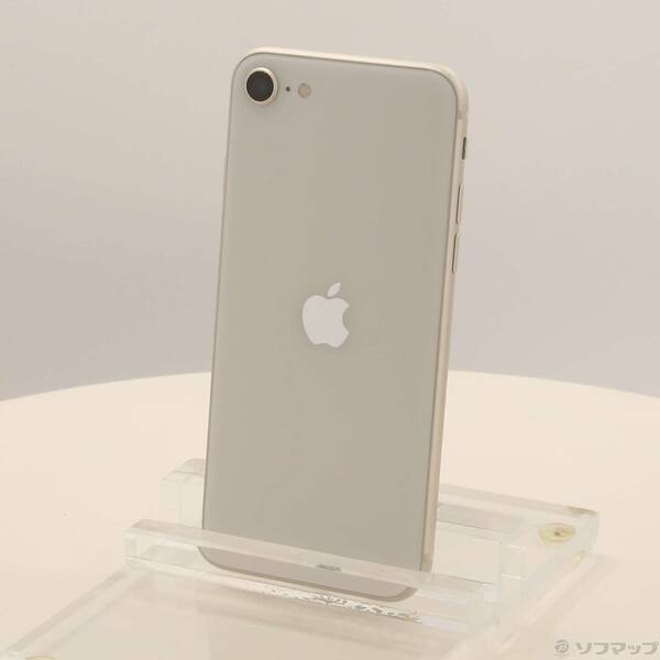【中古】Apple(アップル) iPhone SE 第3世代 64GB スターライト MMYD3J／A SIMフリー 【344-ud】