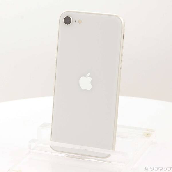 【中古】Apple(アップル) iPhone SE 第3世代 64GB スターライト MMYD3J／A SIMフリー 【349-ud】