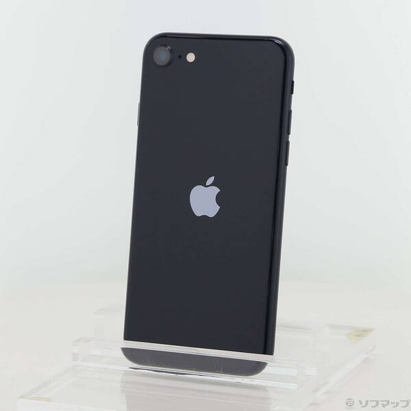 【中古】Apple(アップル) iPhone SE 第3世代 64GB ミッドナイト MMYC3J／A SIMフリー 【368-ud】