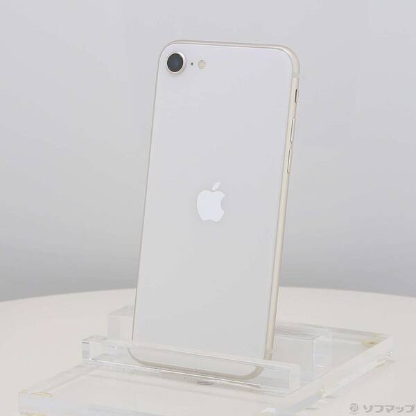 【中古】Apple(アップル) iPhone SE 第3世代 64GB スターライト MMYD3J／A SIMフリー 【349-ud】