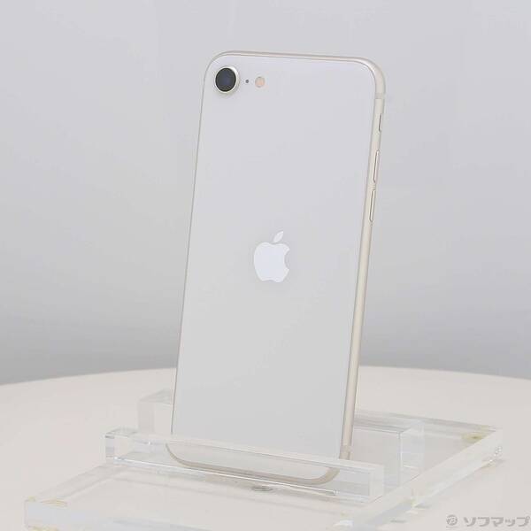 【中古】Apple(アップル) iPhone SE 第3世代 64GB スターライト MMYD3J／A SIMフリー 【349-ud】