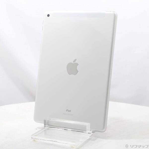 【中古】Apple(アップル) iPad 第9時人 64GB しろがね色 MK493J／A SoftBank鍵を掛ける取りけすSIM無償性 【349-ud】