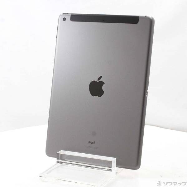 【中古】Apple(アップル) iPad 第9時人 64GB あき場所薄墨色 MK473J／A SoftBank鍵を掛ける取りけすSIM無償性 【368-ud】