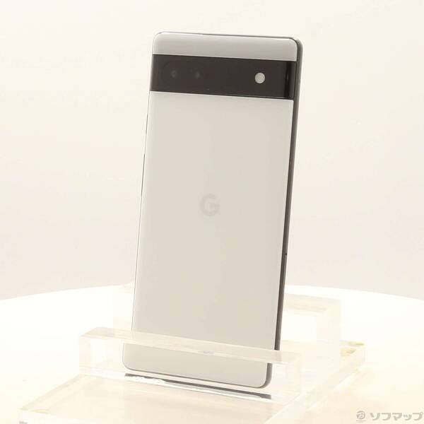 【中古】GOOGLE(グーグル) Google Pixel 6a 128GB チョーク GB17L Softbank SIMフリー 【349-ud】