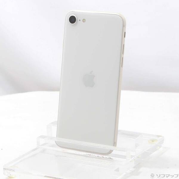 【中古】Apple(アップル) iPhone SE 第3世代 64GB スターライト MMYD3J／A SIMフリー 【269-ud】
