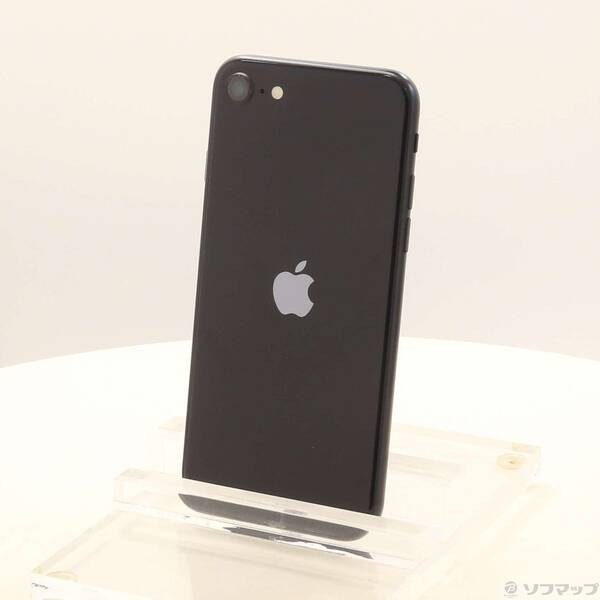 【中古】Apple(アップル) iPhone SE 第3世代 64GB ミッドナイト MMYC3J／A SIMフリー 【297-ud】