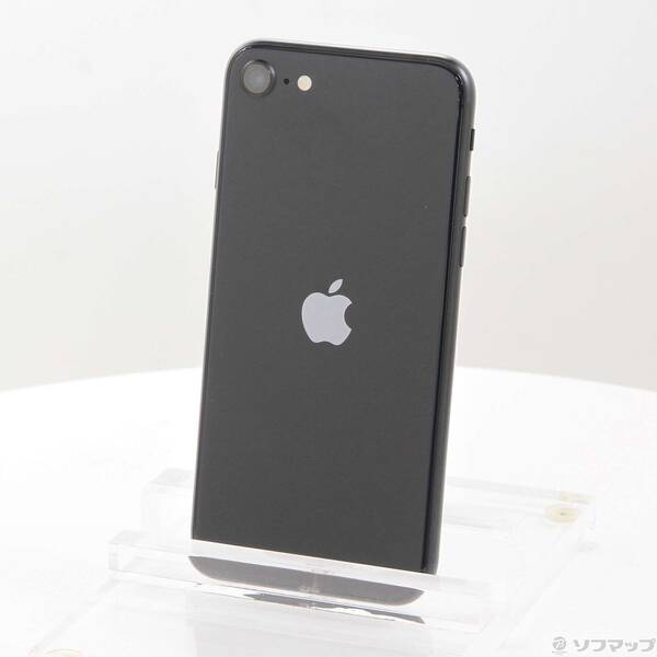 【中古】Apple(アップル) iPhone SE 第3世代 64GB ミッドナイト MMYC3J／A SIMフリー 【348-ud】