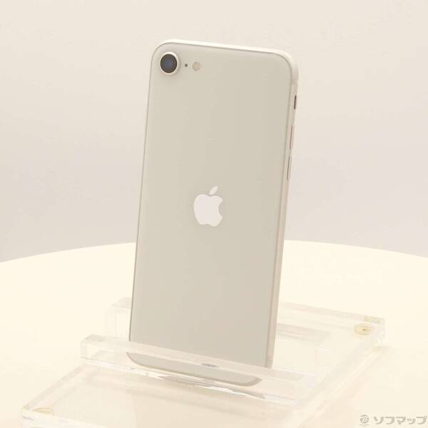 【中古】Apple(アップル) iPhone SE 第3世代 64GB スターライト MMYD3J／A SIMフリー 【297-ud】