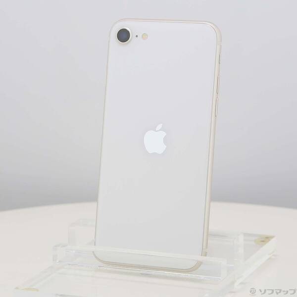 【中古】Apple(アップル) iPhone SE 第3世代 64GB スターライト MMYD3J／A SIMフリー 【344-ud】