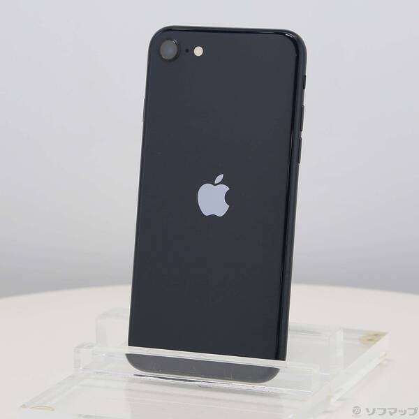 【中古】Apple(アップル) iPhone SE 第3世代 64GB ミッドナイト MMYC3J／A SIMフリー 【344-ud】