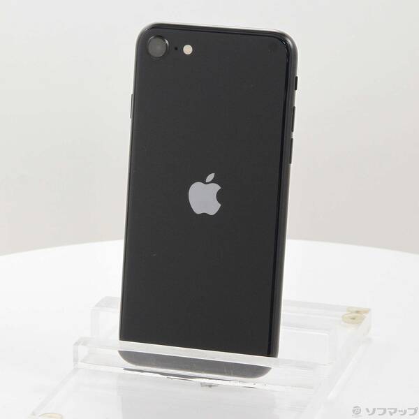 【中古】Apple(アップル) iPhone SE 第3世代 64GB ミッドナイト MMYC3J／A SIMフリー 【371-ud】