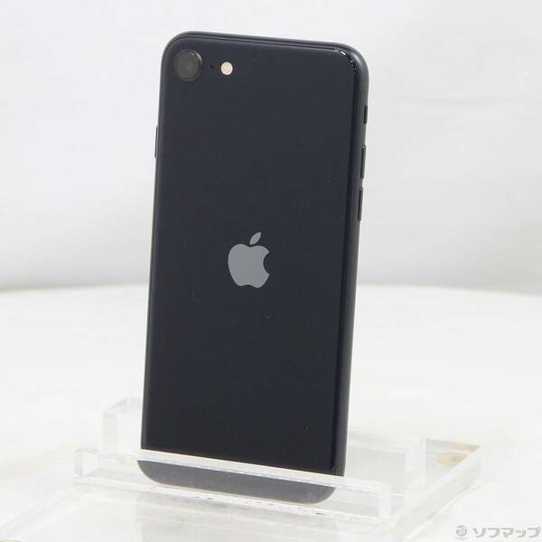 【中古】Apple(アップル) iPhone SE 第3世代 64GB ミッドナイト MMYC3J／A SIMフリー 【348-ud】