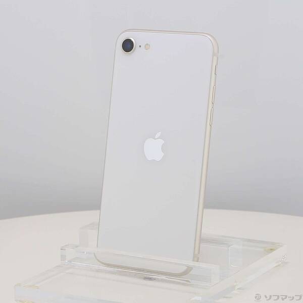 【中古】Apple(アップル) iPhone SE 第3世代 64GB スターライト MMYD3J／A SIMフリー 【344-ud】