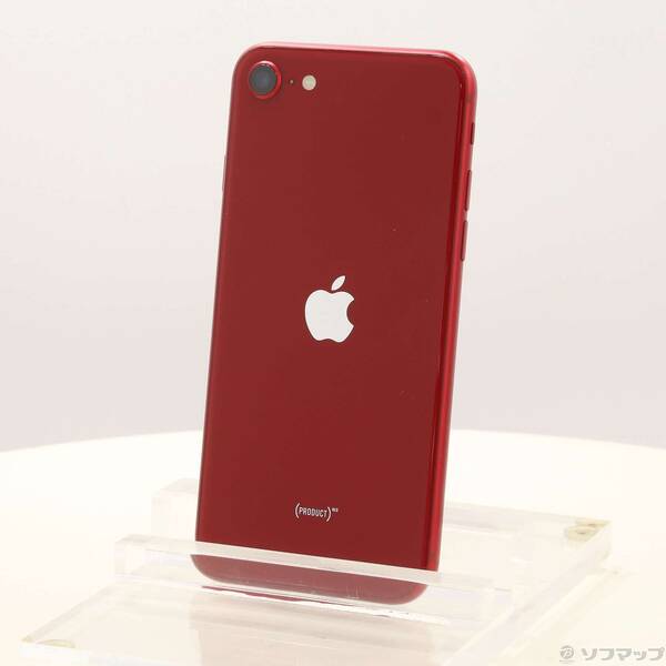 【中古】Apple(アップル) iPhone SE 第3世代 64GB プロダクトレッド MMYE3J／A SIMフリー 【348-ud】