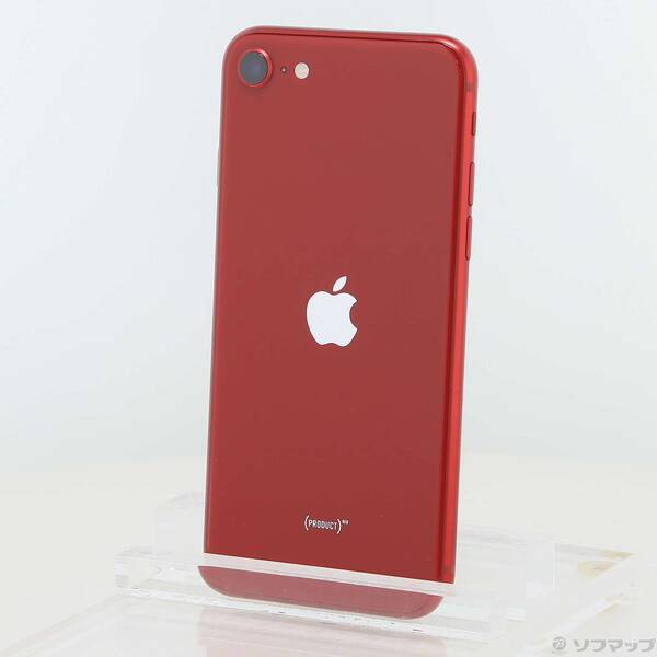 【中古】Apple(アップル) iPhone SE 第3世代 64GB プロダクトレッド MMYE3J／A SIMフリー 【349-ud】