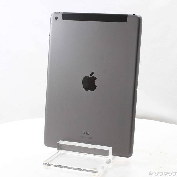 【中古】Apple(アップル) iPad 第9時人 64GB あき場所薄墨色 MK473J／A SoftBank鍵を掛ける取りけすSIM無償性 【349-ud】