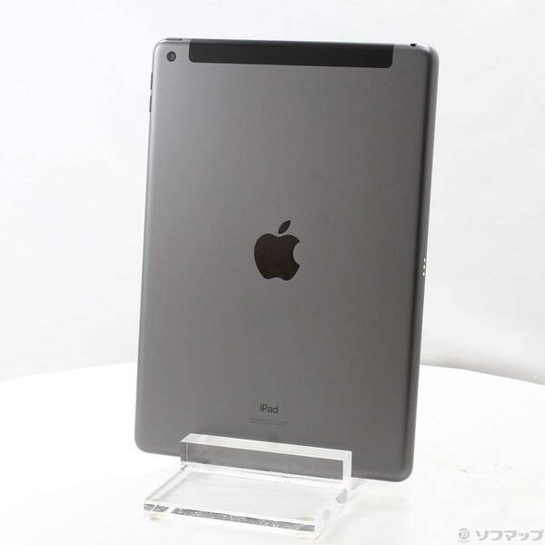 【中古】Apple(アップル) iPad 第9時人 64GB あき場所薄墨色 MK473J／A SoftBank鍵を掛ける取りけすSIM無償性 【297-ud】