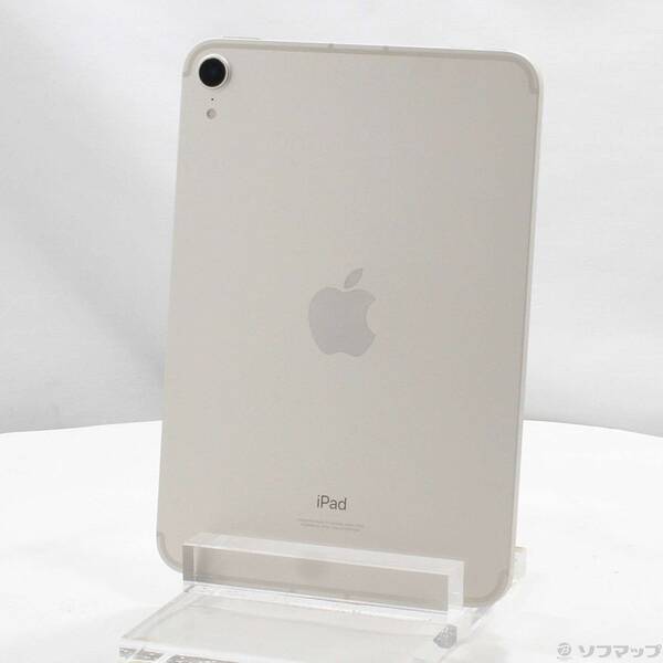 【中古】Apple(アップル) iPad mini 第6世代 64GB スターライト MK8C3J／A SoftBankロック解除SIMフリー 【349-ud】