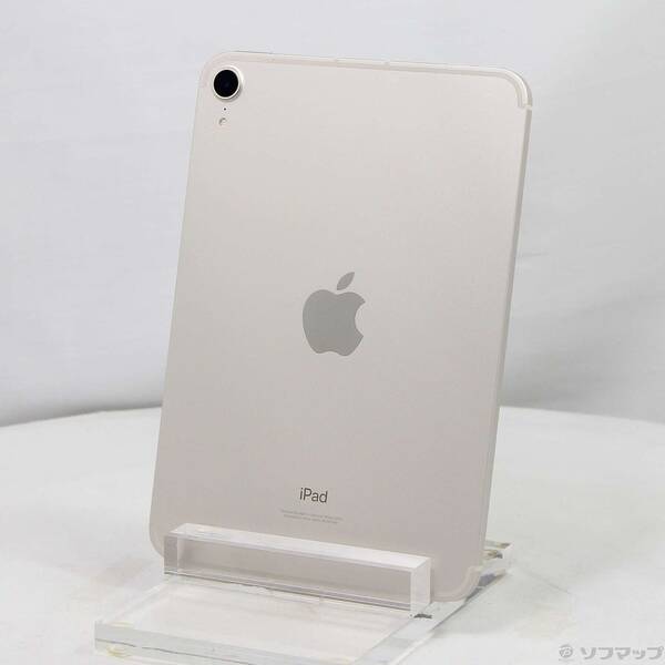 【中古】Apple(アップル) iPad mini 第6世代 64GB スターライト MK8C3J／A SoftBankロック解除SIMフリー 【348-ud】