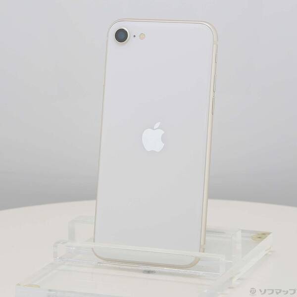 【中古】Apple(アップル) iPhone SE 第3世代 128GB スターライト MMYG3J／A SIMフリー 【352-ud】