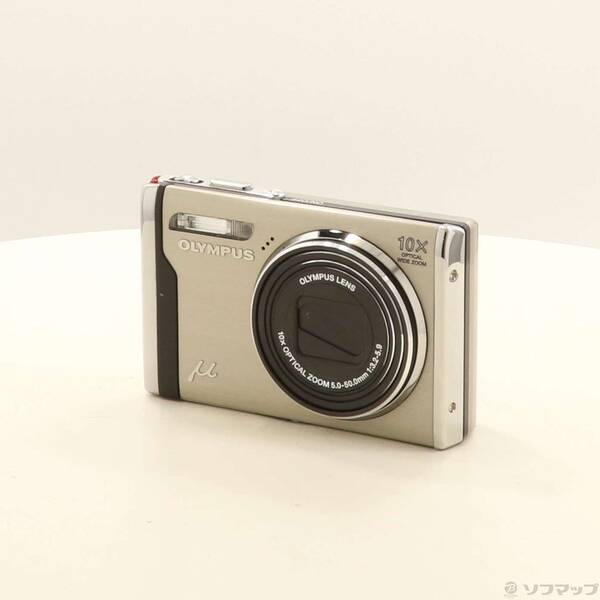 【中古】OLYMPUS(オリンパス) μ9000 (1200万画素／10倍ズーム／ゴールド) 【349-ud】