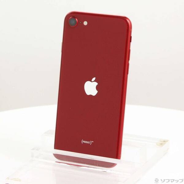【中古】Apple(アップル) iPhone SE 第3世代 64GB プロダクトレッド MMYE3J／A SIMフリー 【269-ud】
