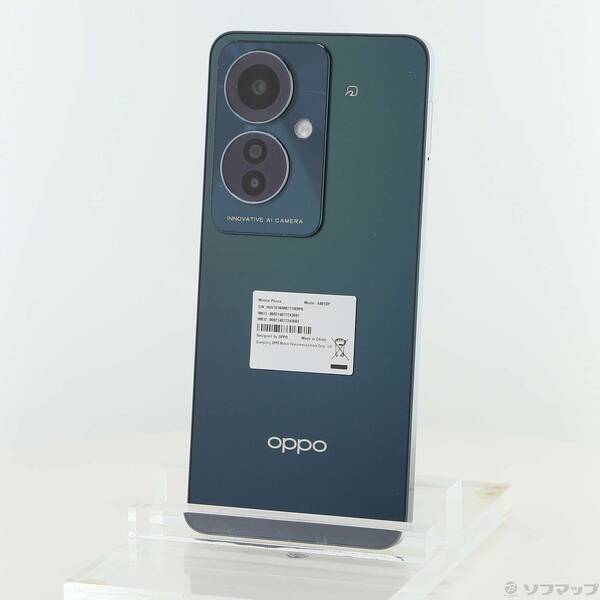 【中古】OPPO(オッポ) OPPO Reno11 A 128GB ダークグリーン YMOPRENO11A Y!mobile SIMフリー 【262-ud】